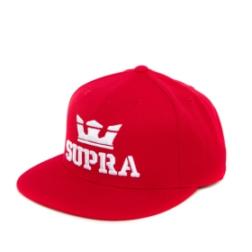 Supra ABOVE SNAP Hats Formula Red/White | AU-46889